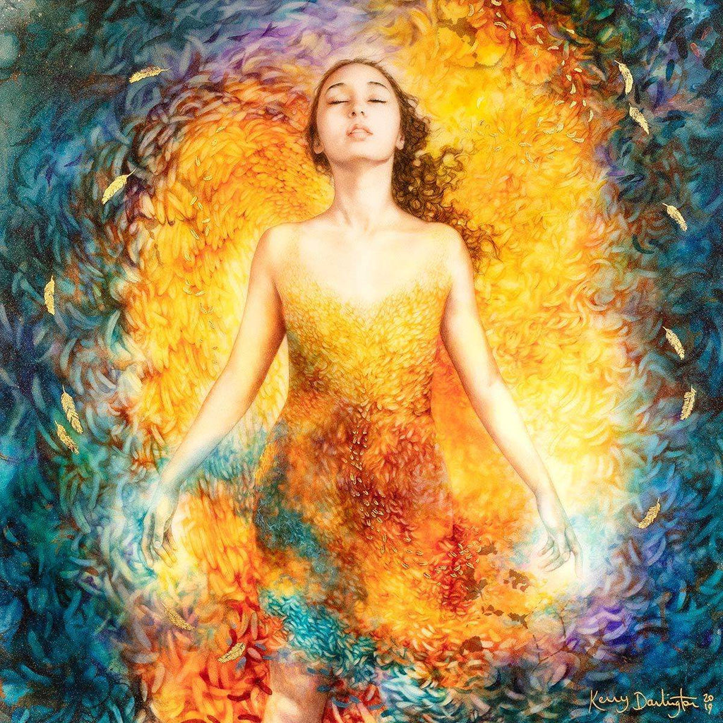 Birth of An Angel - Original - SOLD by artist Kerry Darlington - Wyecliffe Galleries