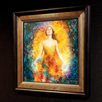 Birth of An Angel - Original - SOLD by artist Kerry Darlington - Wyecliffe Galleries