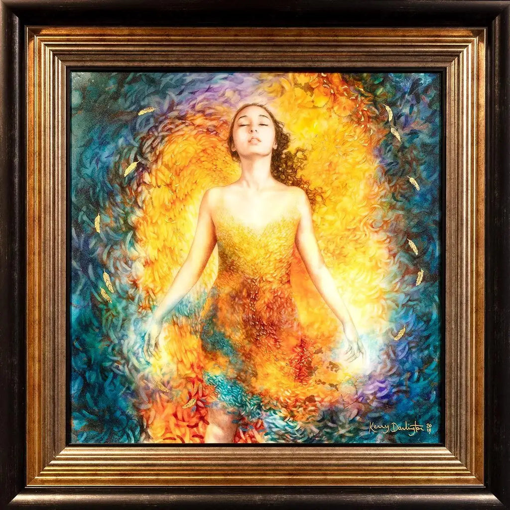 Birth of An Angel - Original - SOLD by artist Kerry Darlington - Wyecliffe Galleries