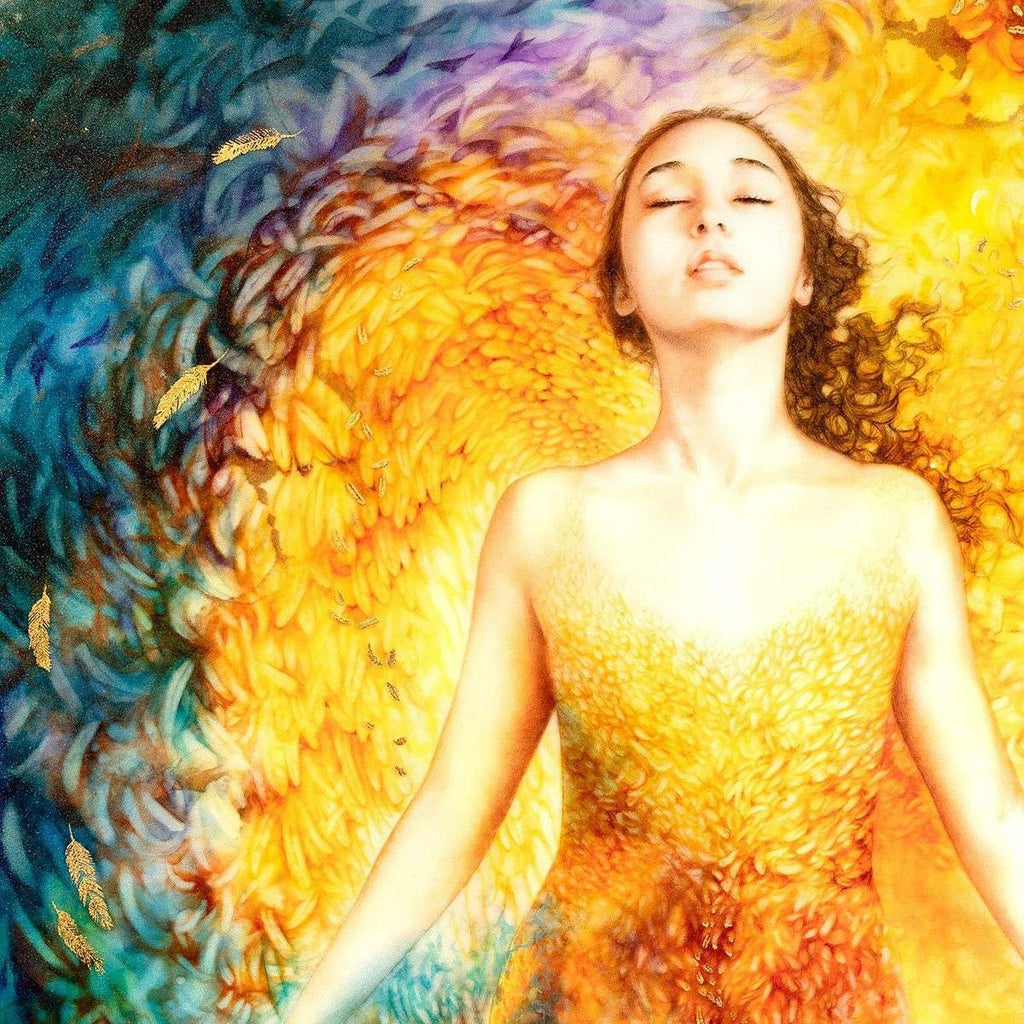 Birth of An Angel - Original - SOLD by artist Kerry Darlington - Wyecliffe Galleries