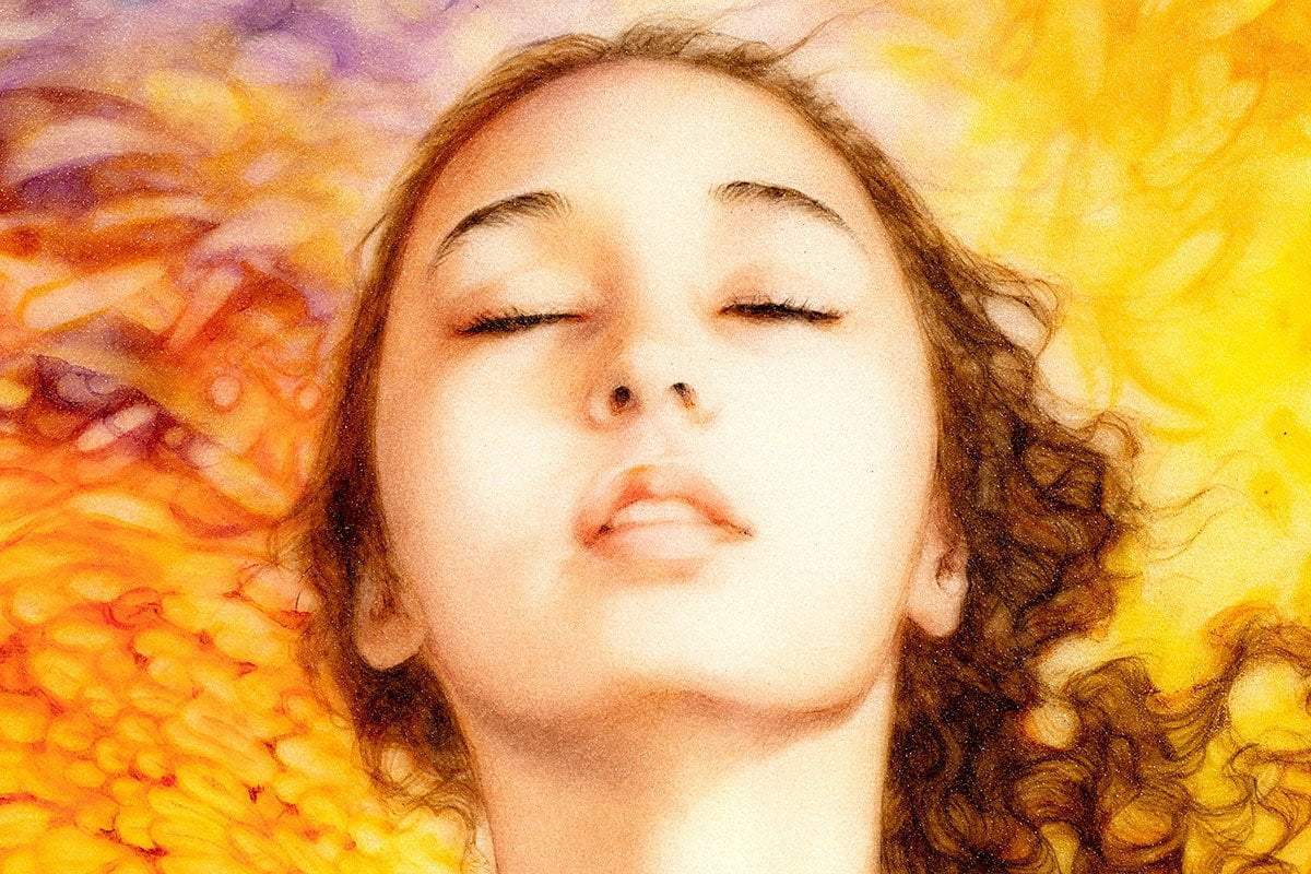 Birth of An Angel - Original - SOLD by artist Kerry Darlington - Wyecliffe Galleries