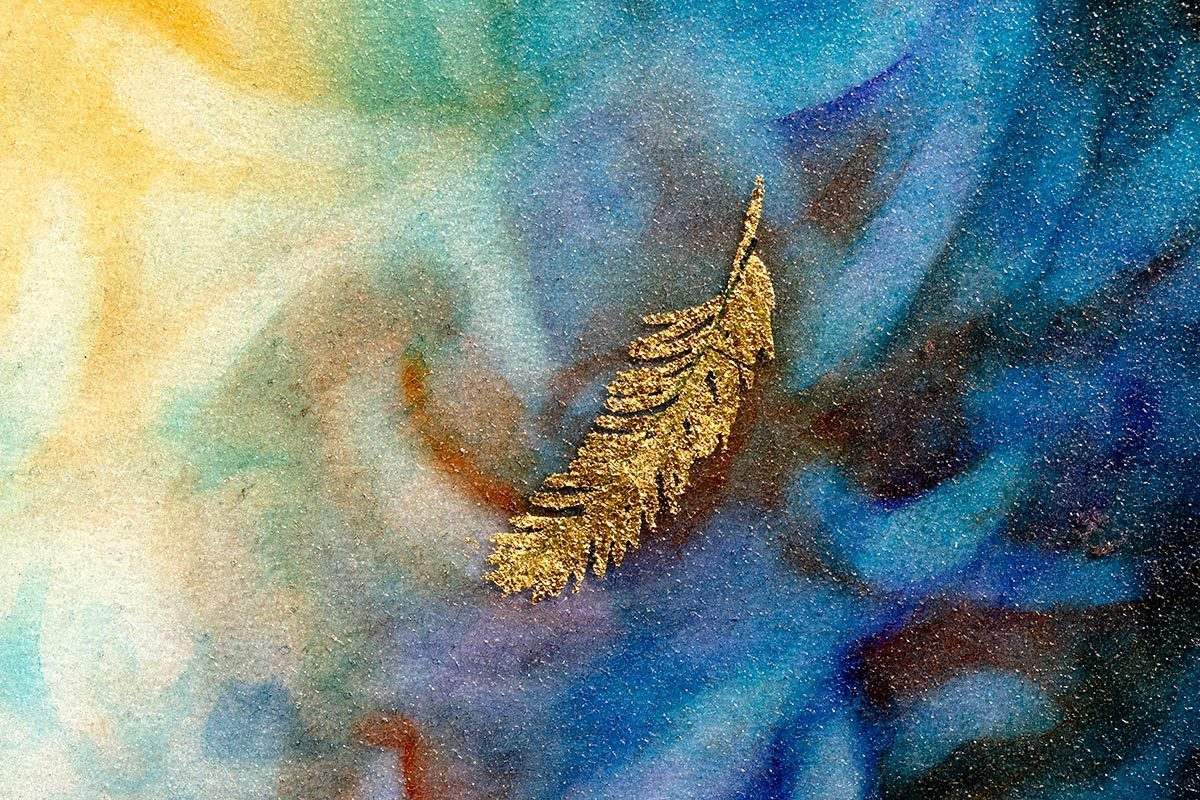 Birth of An Angel - Original - SOLD by artist Kerry Darlington - Wyecliffe Galleries