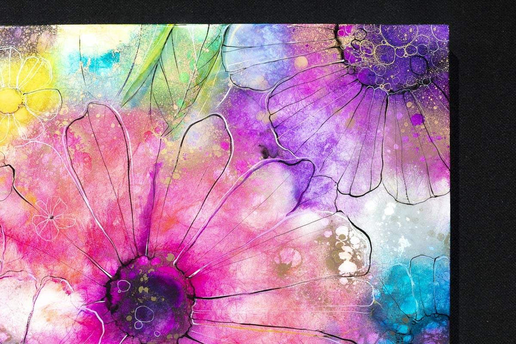 Blanket of Flowers - Original - SOLD by artist Kerry Darlington - Wyecliffe Galleries