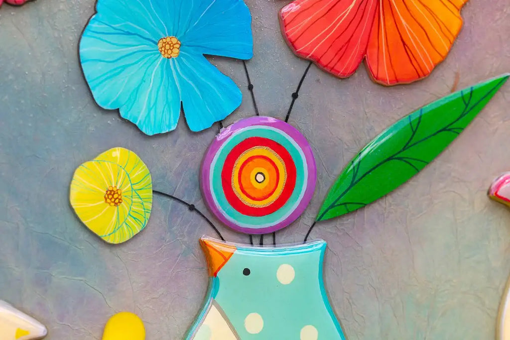 Bloomsbury and Maples Afternoon Tea Shop - Original SOLD by artist Kerry Darlington - Wyecliffe Galleries