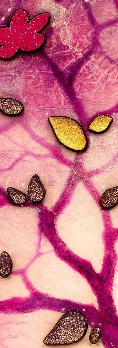 Blossom Trees - Unique Edition Set of 3 by artist Kerry Darlington - Wyecliffe Galleries