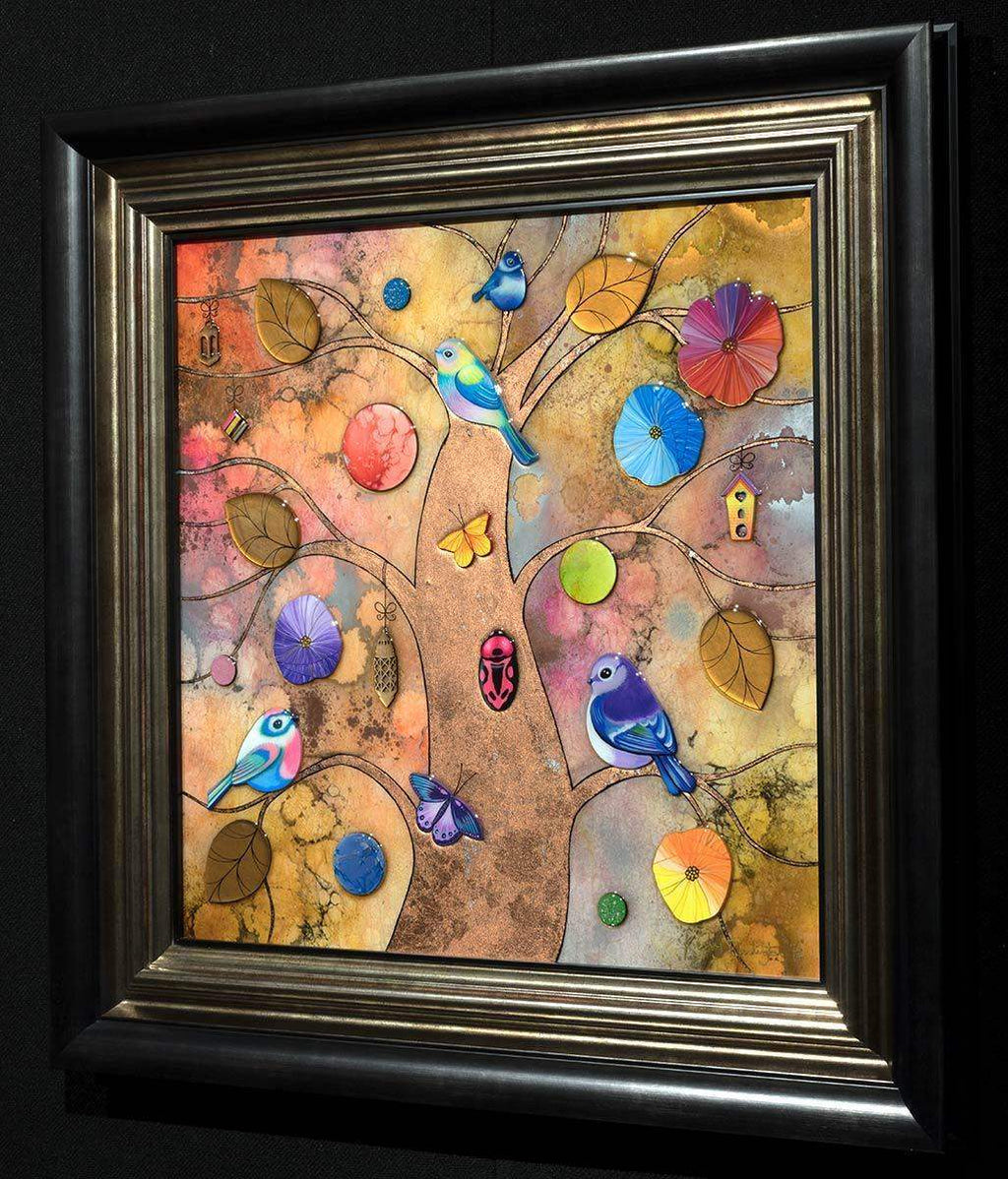 Blossoming - Original - SOLD by artist Kerry Darlington - Wyecliffe Galleries