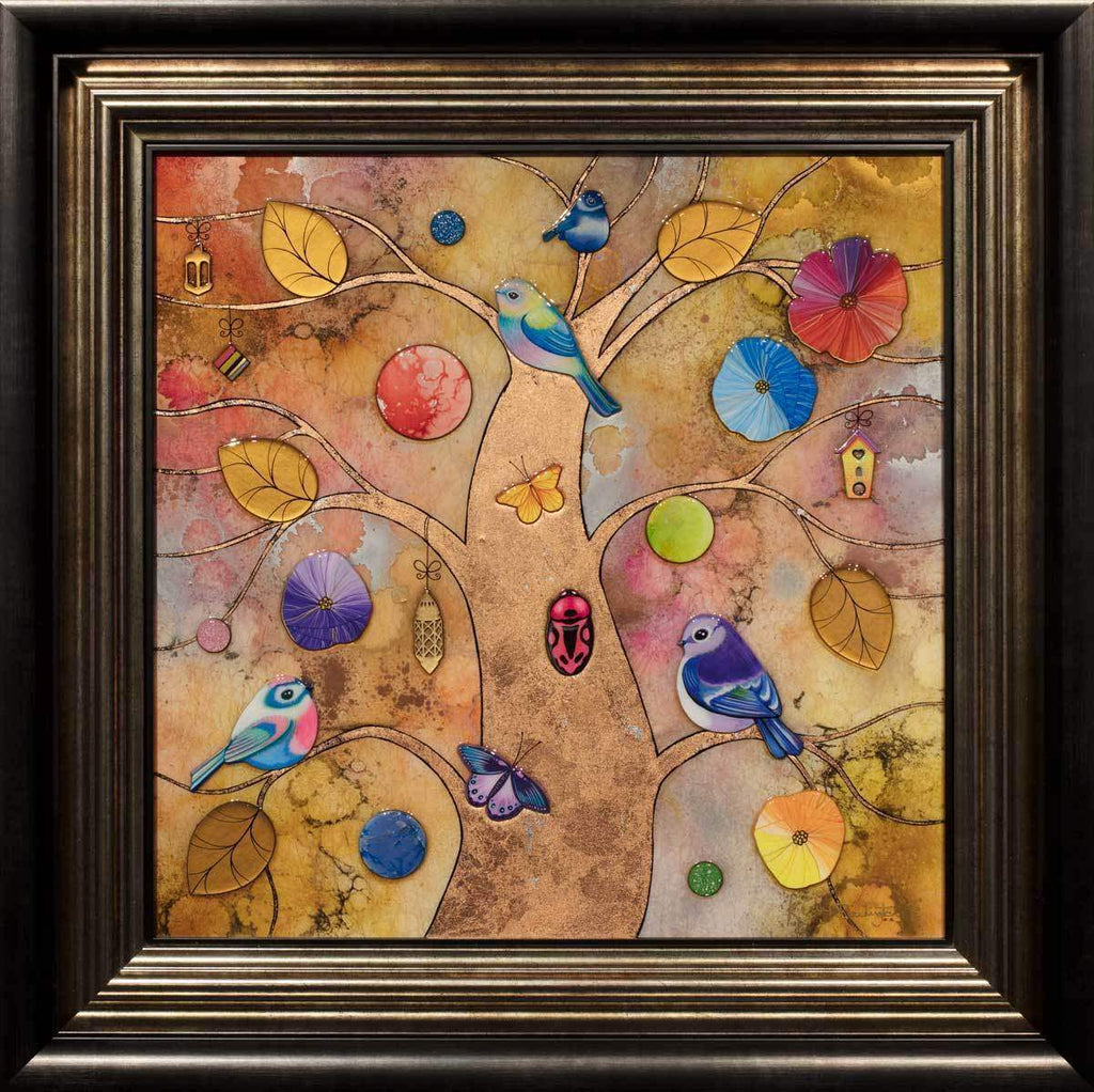 Blossoming - Original - SOLD by artist Kerry Darlington - Wyecliffe Galleries