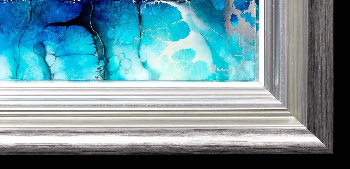 Blue Lake Crater - Original - SOLD by artist Kerry Darlington - Wyecliffe Galleries