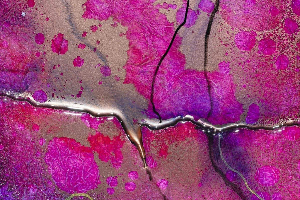 Blue Quartz - Original SOLD by artist Kerry Darlington - Wyecliffe Galleries