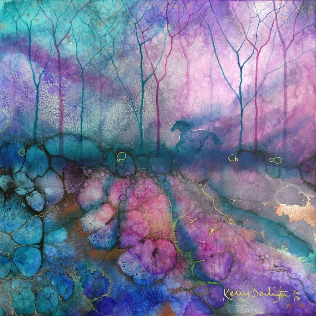 Bodhi - Original - SOLD by artist Kerry Darlington - Wyecliffe Galleries