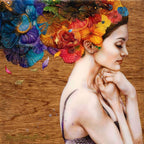 Boutique Faces, AP Set 2017 - SOLD OUT by artist Kerry Darlington - Wyecliffe Galleries