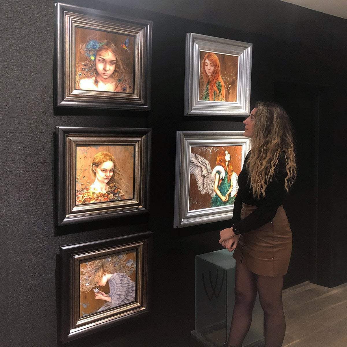 Boutique Faces - Matching Edition Set 2018 - SOLD OUT by artist Kerry Darlington - Wyecliffe Galleries