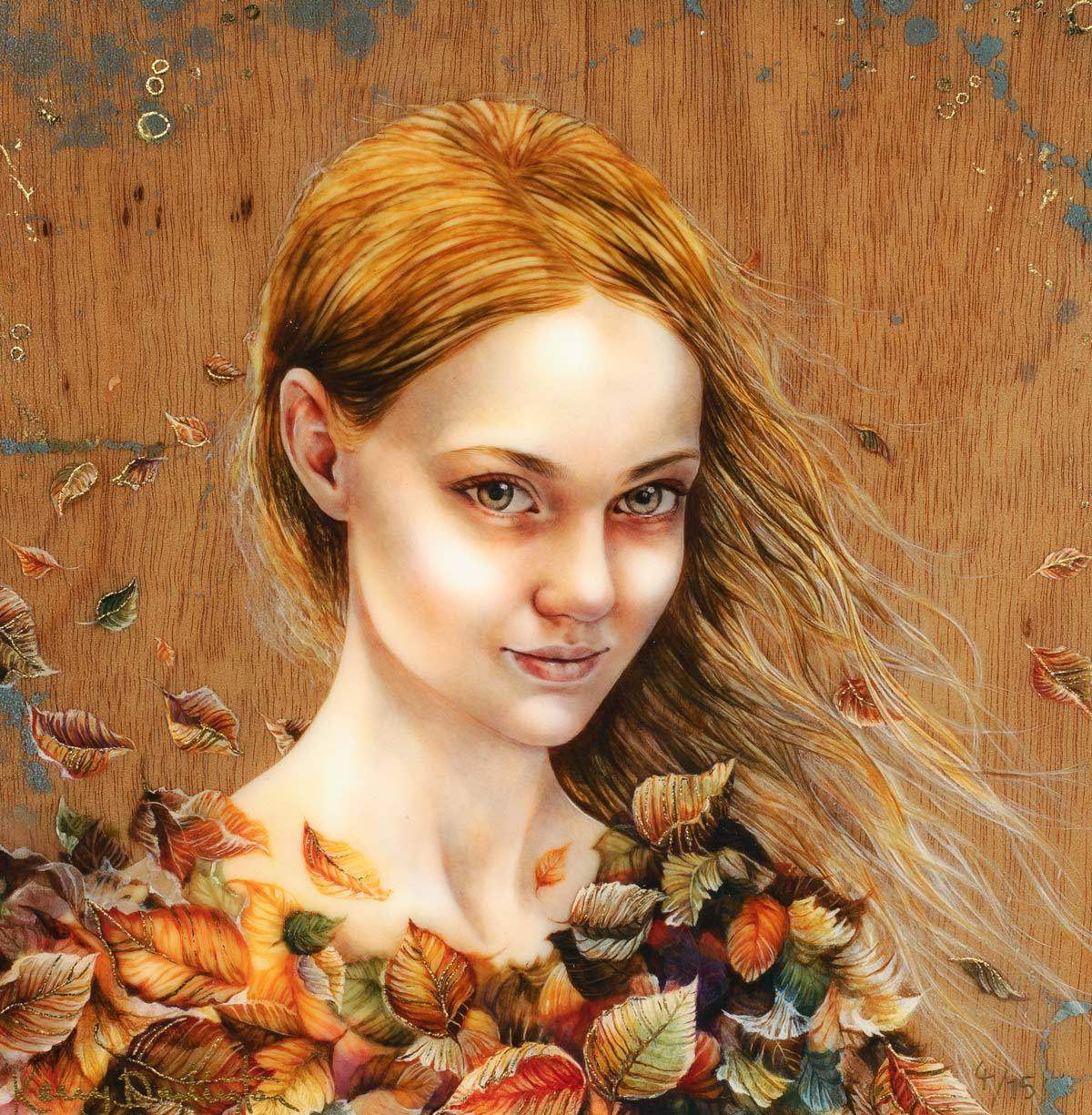Boutique Faces - Matching Edition Set 2018 - SOLD OUT by artist Kerry Darlington - Wyecliffe Galleries