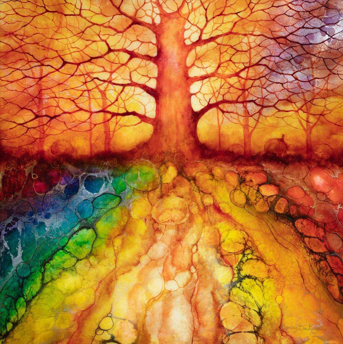 Burnt Sienna - Original - SOLD by artist Kerry Darlington - Wyecliffe Galleries