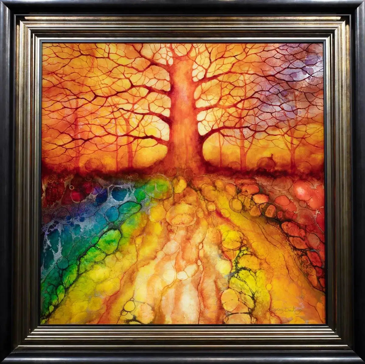 Burnt Sienna - Original - SOLD by artist Kerry Darlington - Wyecliffe Galleries