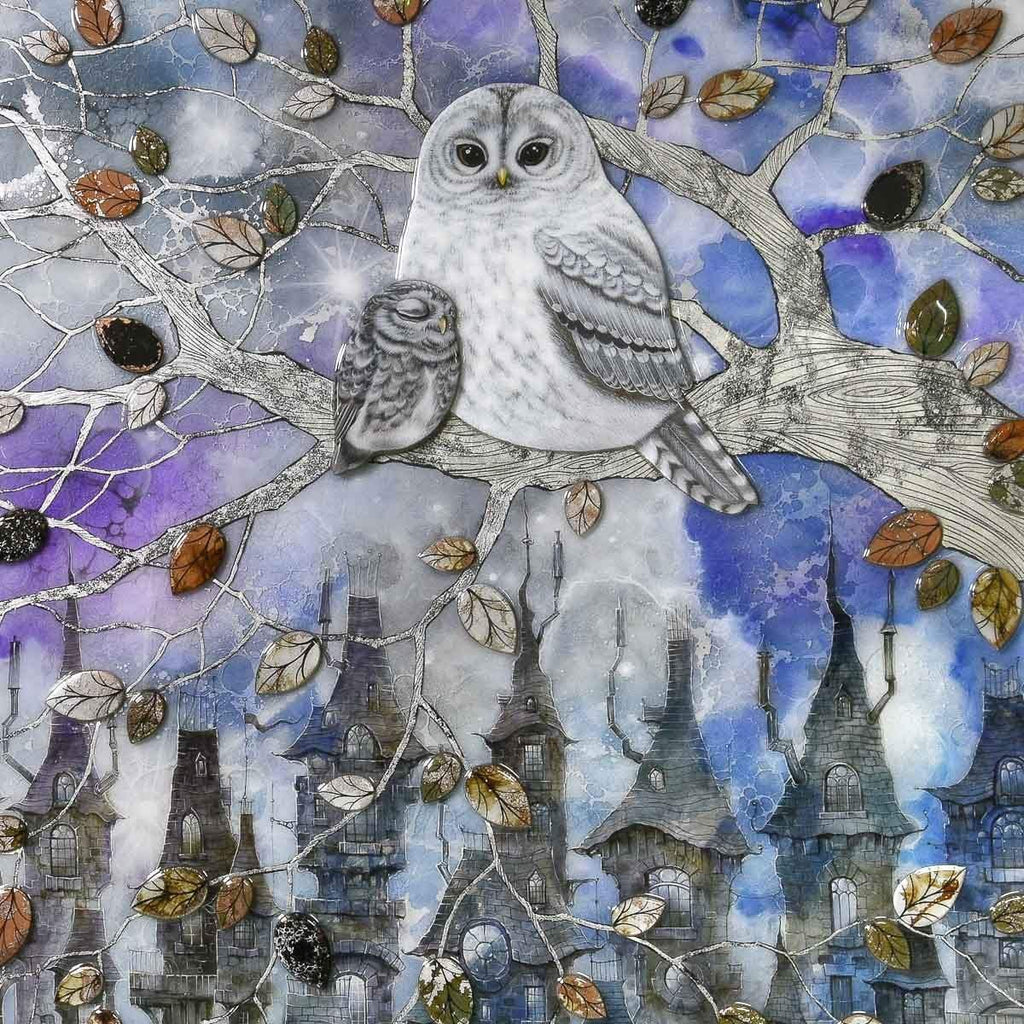 By The Light of The Moon - Original by artist Kerry Darlington - Wyecliffe Galleries