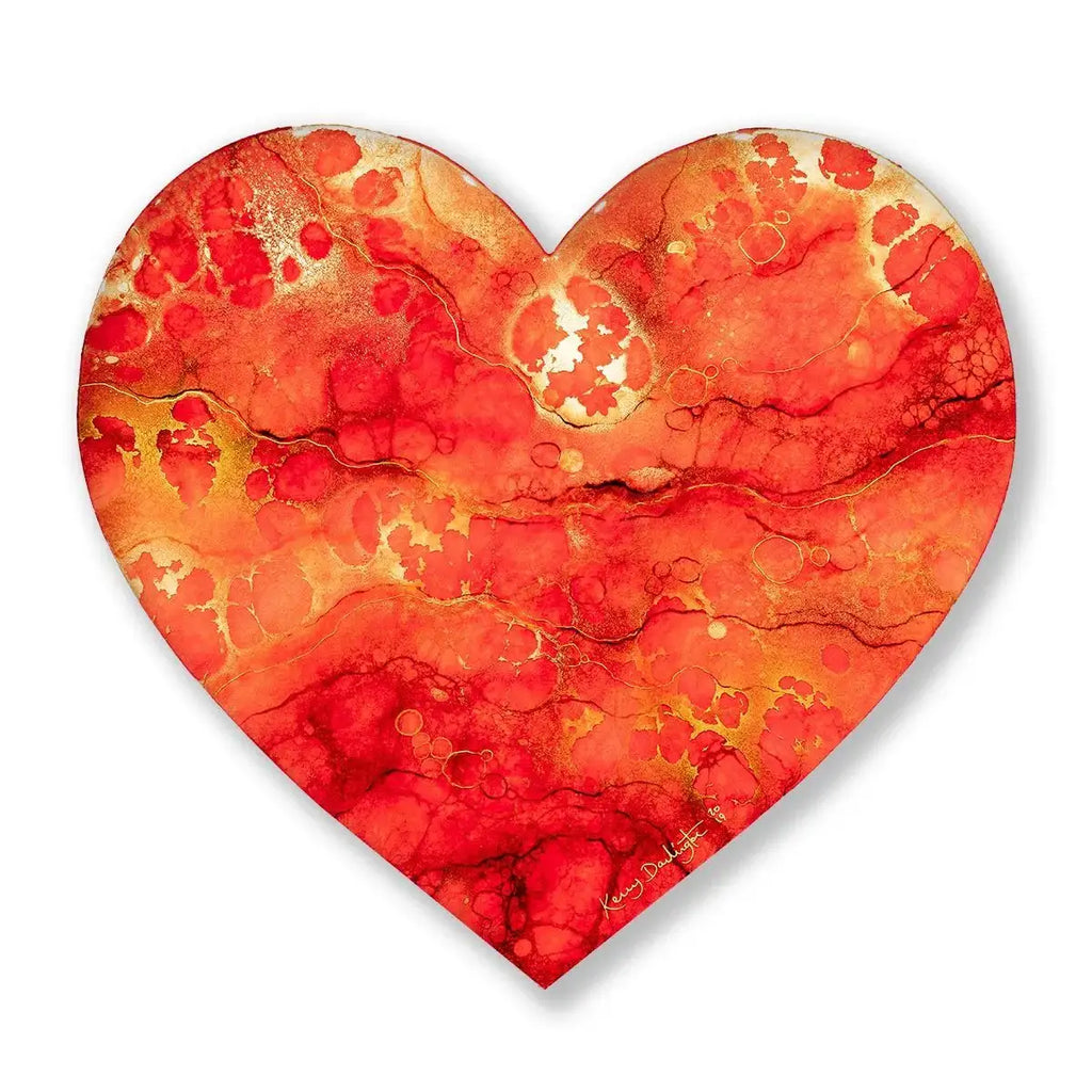 Cariad - Original - SOLD by artist Kerry Darlington - Wyecliffe Galleries