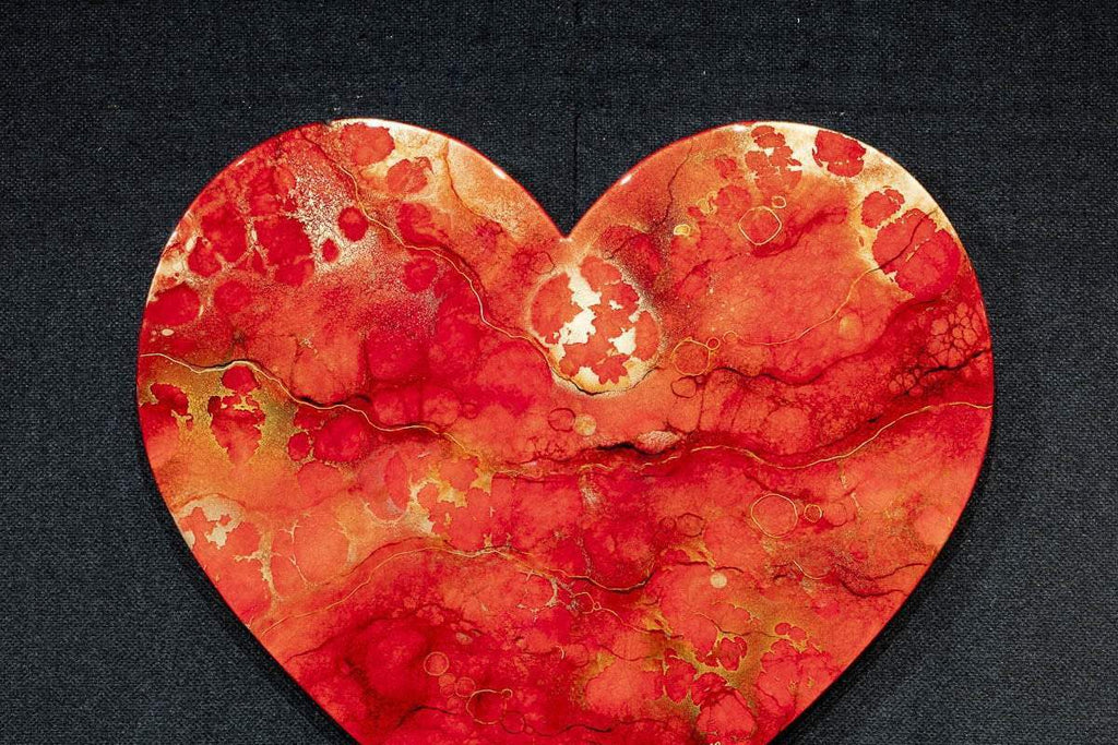 Cariad - Original - SOLD by artist Kerry Darlington - Wyecliffe Galleries