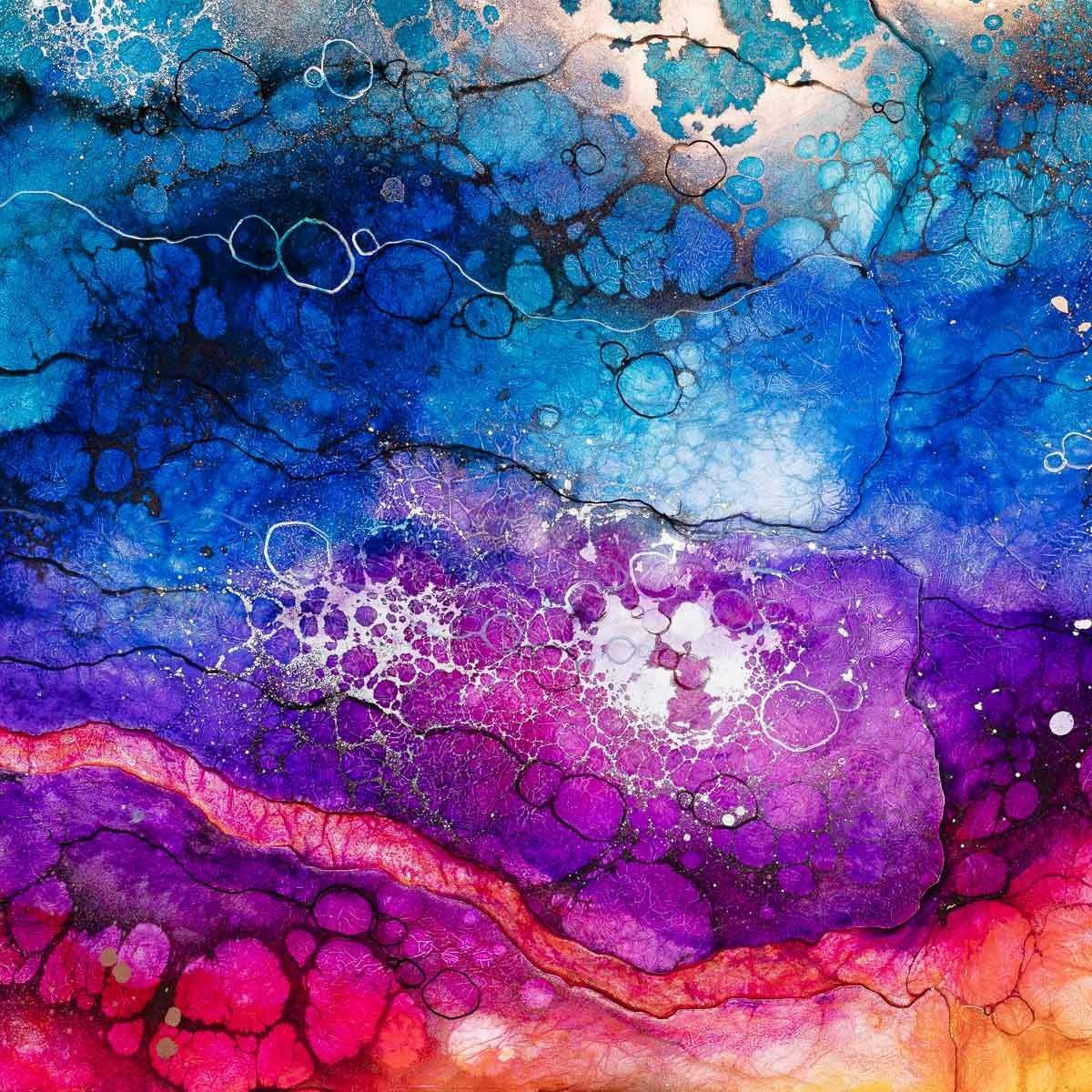 Cavern - Original - SOLD by artist Kerry Darlington - Wyecliffe Galleries