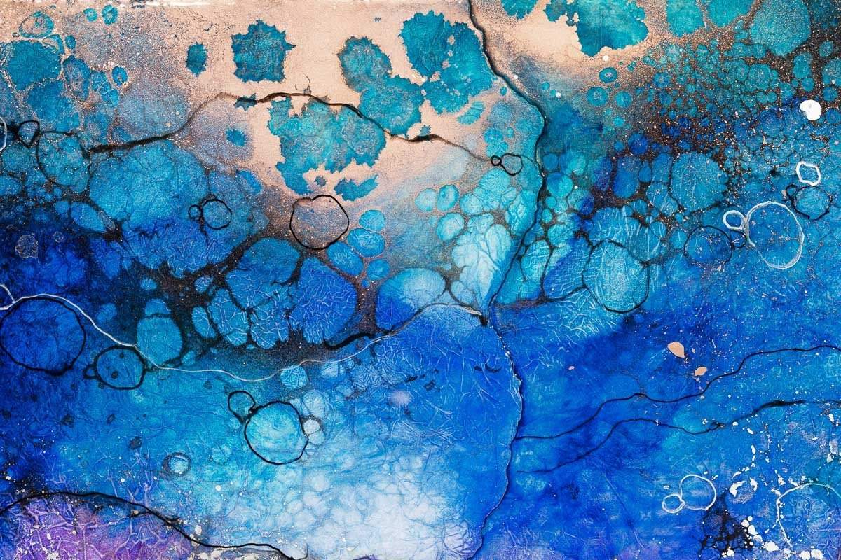 Cavern - Original - SOLD by artist Kerry Darlington - Wyecliffe Galleries