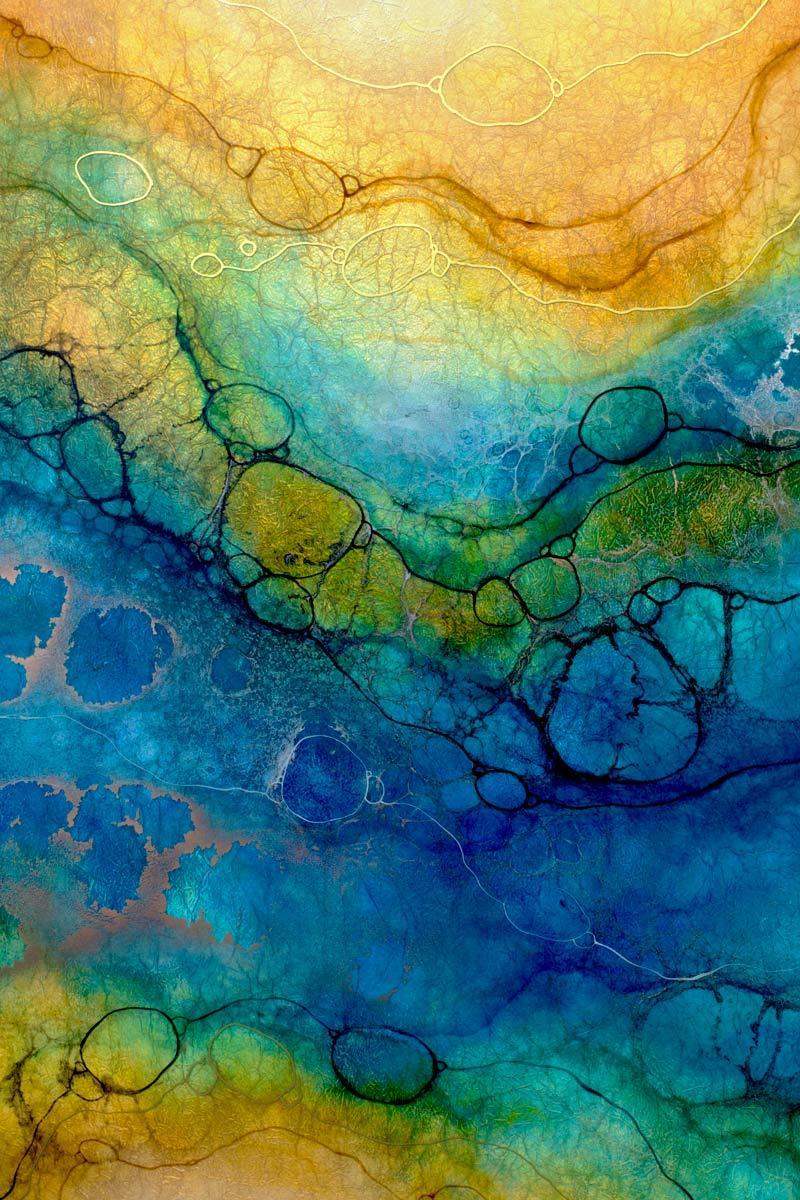 Chacana - Original - SOLD by artist Kerry Darlington - Wyecliffe Galleries