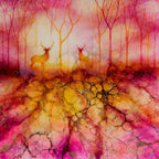 Chaperones - Original - SOLD by artist Kerry Darlington - Wyecliffe Galleries