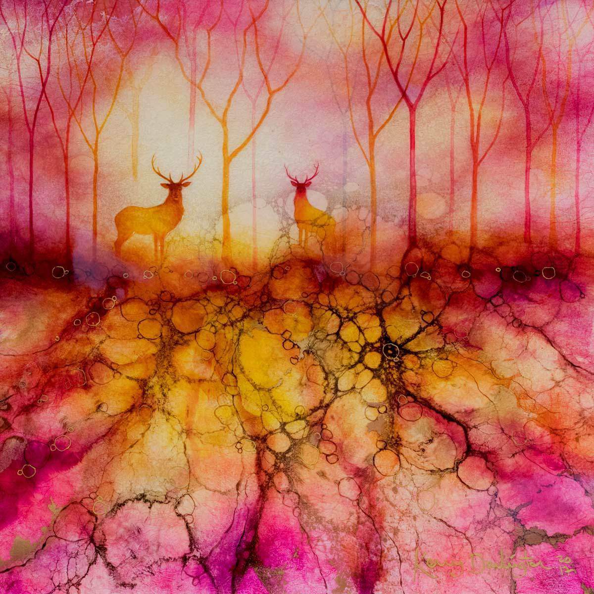 Chaperones - Original - SOLD by artist Kerry Darlington - Wyecliffe Galleries