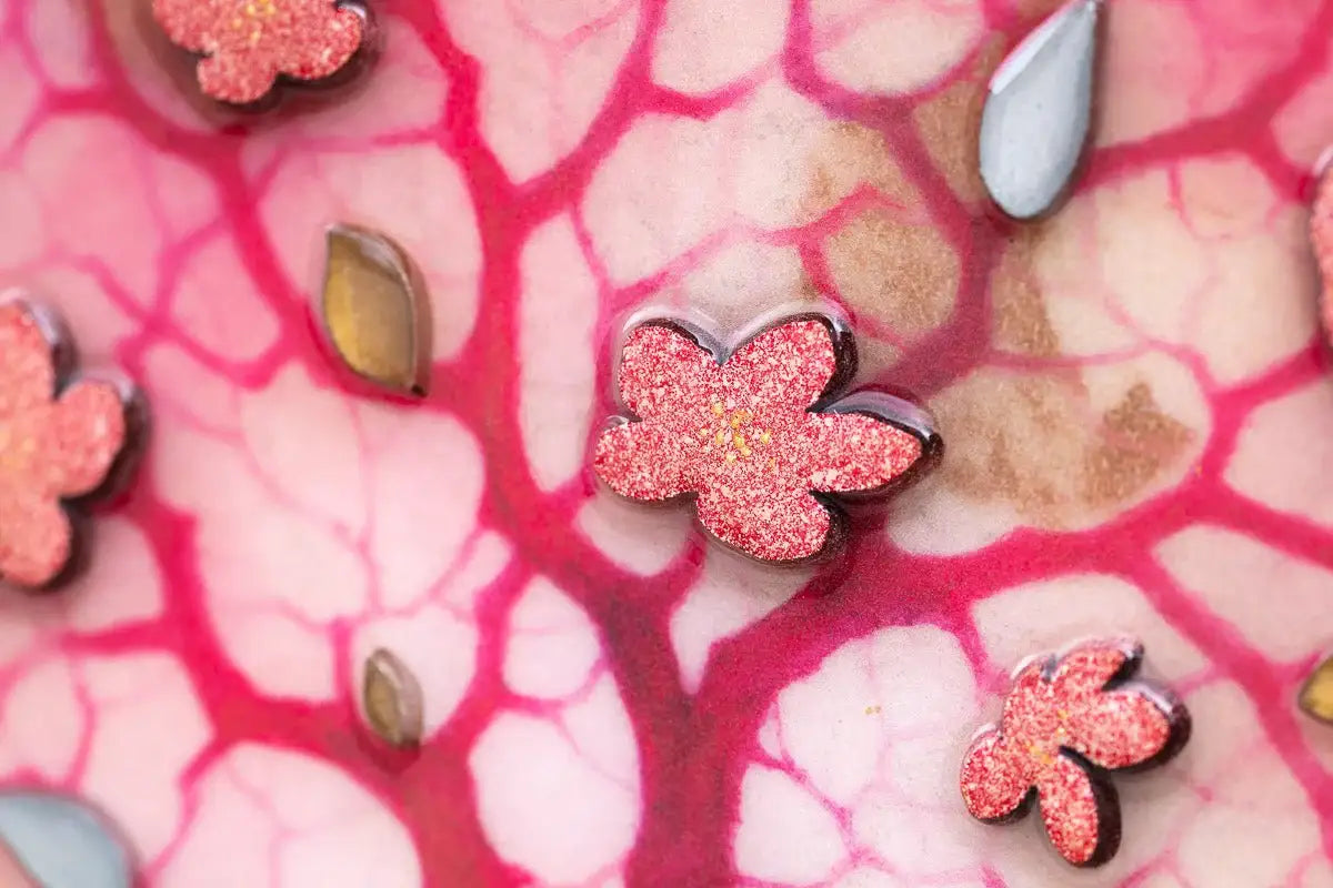 Cherry Blossom - Unique Edition by artist Kerry Darlington - Wyecliffe Galleries