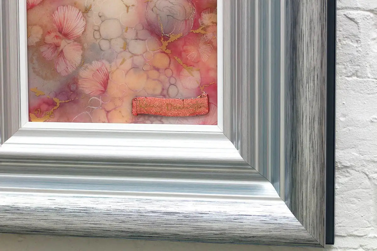 Cherry Blossom - Unique Edition by artist Kerry Darlington - Wyecliffe Galleries