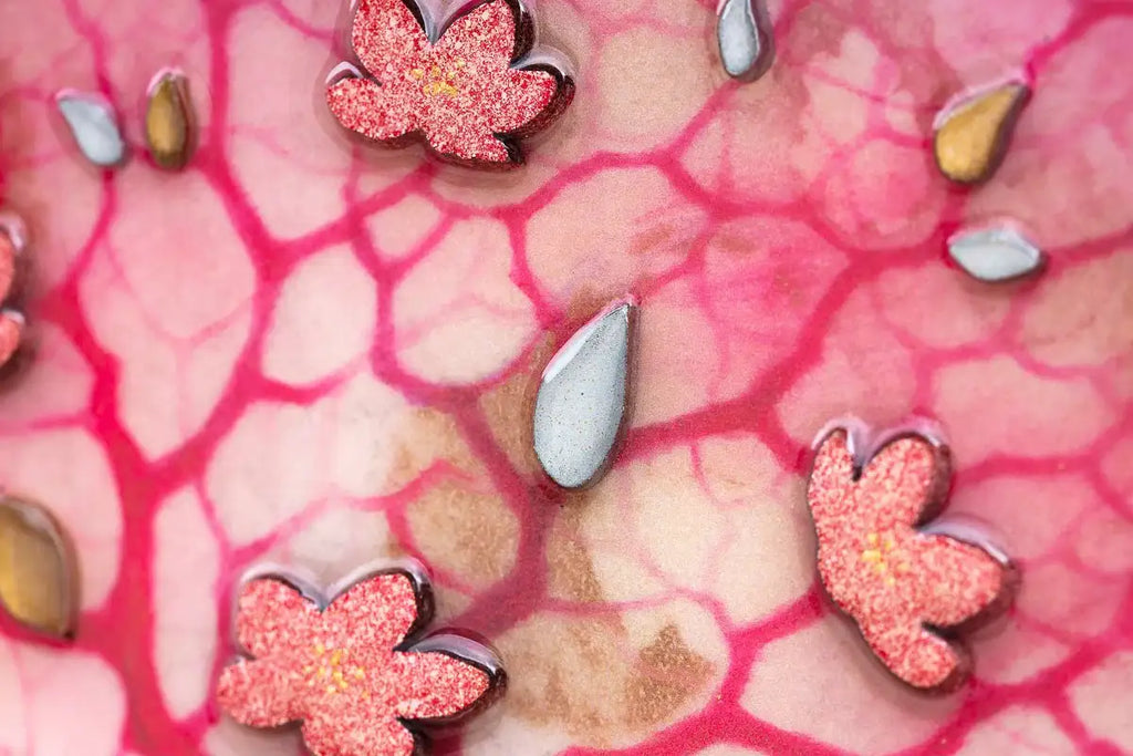 Cherry Blossom - Unique Edition by artist Kerry Darlington - Wyecliffe Galleries