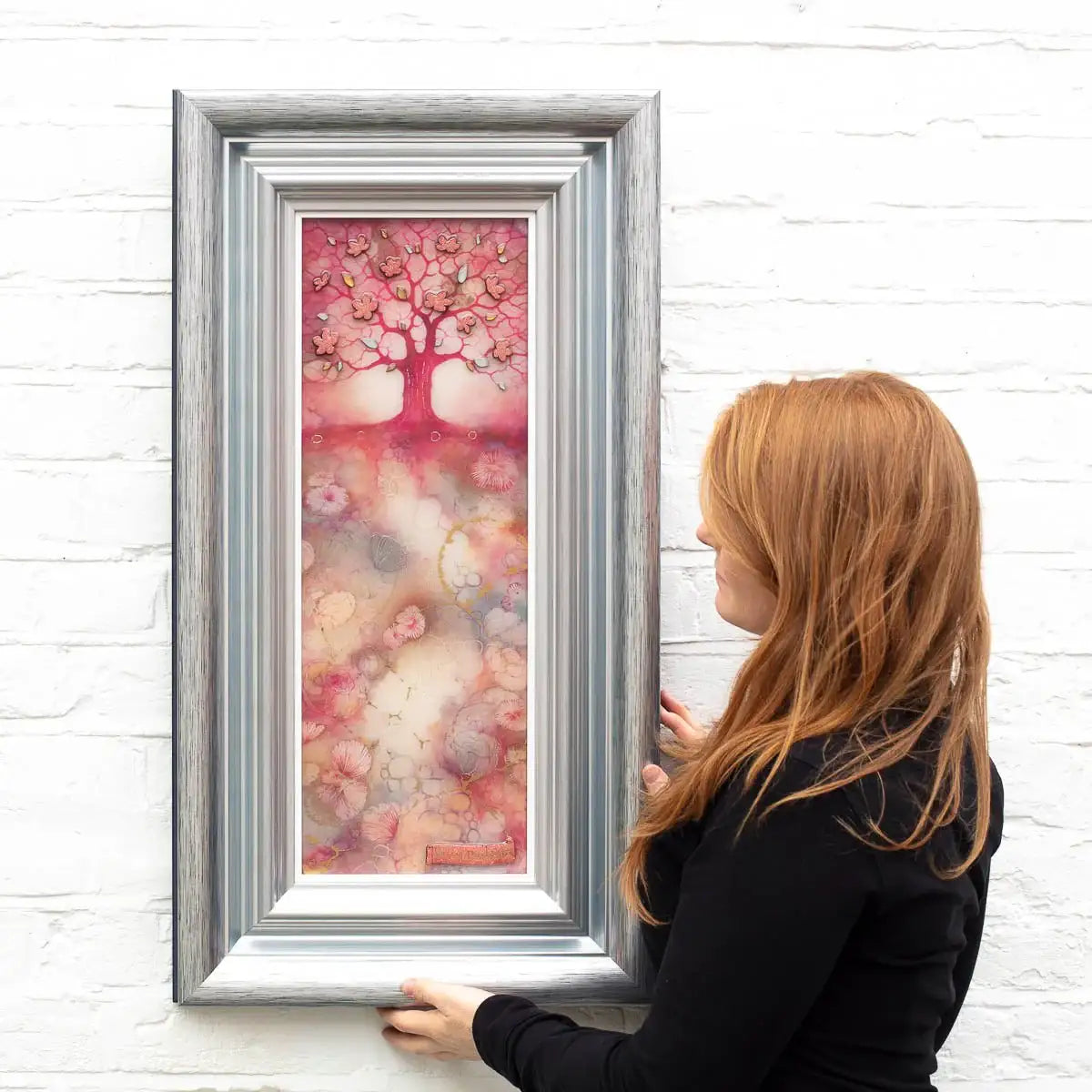 Cherry Blossom - Unique Edition by artist Kerry Darlington - Wyecliffe Galleries