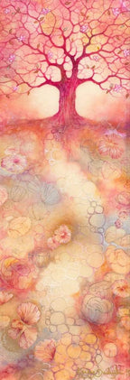 Cherry Blossom - Published Original by artist Kerry Darlington - Wyecliffe Galleries