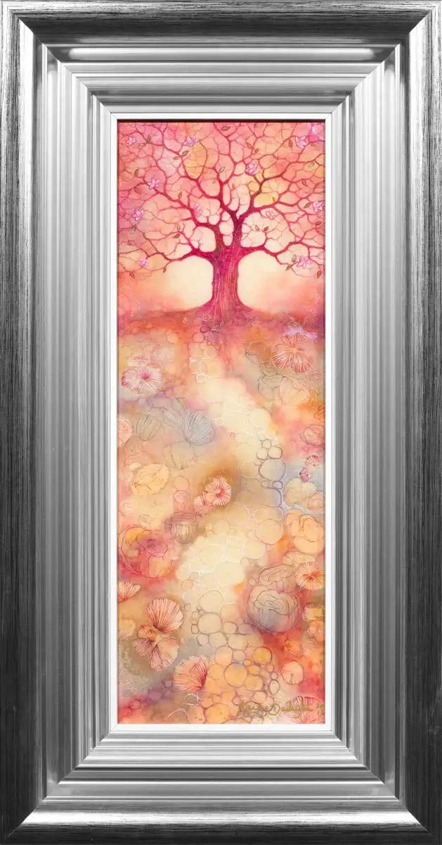 Cherry Blossom - Published Original by artist Kerry Darlington - Wyecliffe Galleries