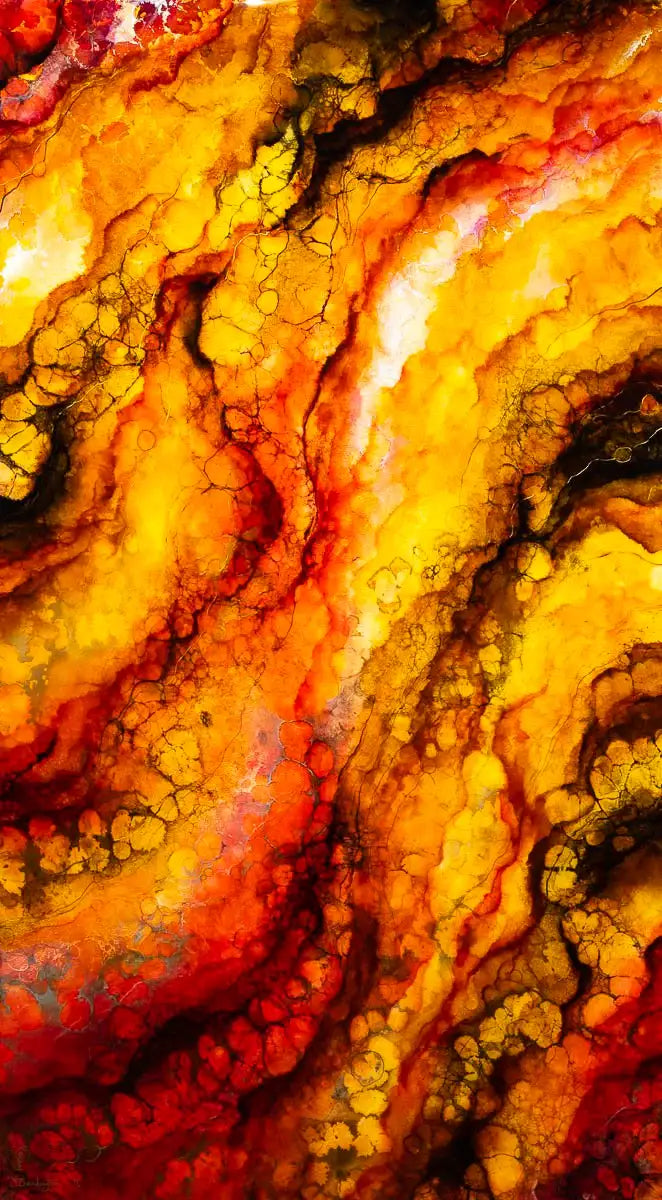 Chikurachiki - Original - SOLD by artist Kerry Darlington - Wyecliffe Galleries