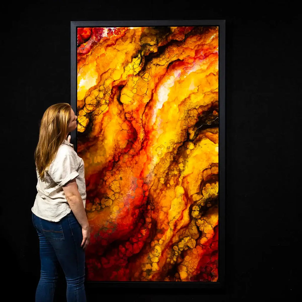 Chikurachiki - Original - SOLD by artist Kerry Darlington - Wyecliffe Galleries