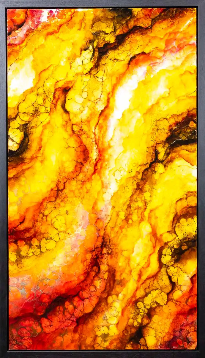 Chikurachiki - Original - SOLD by artist Kerry Darlington - Wyecliffe Galleries