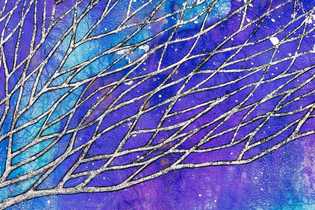 Cloak of Stars - Original - SOLD by artist Kerry Darlington - Wyecliffe Galleries