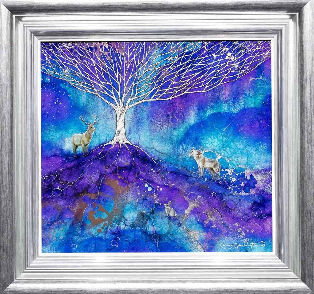 Cloak of Stars - Original - SOLD by artist Kerry Darlington - Wyecliffe Galleries