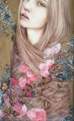 Cocoon - Original - SOLD by artist Kerry Darlington - Wyecliffe Galleries