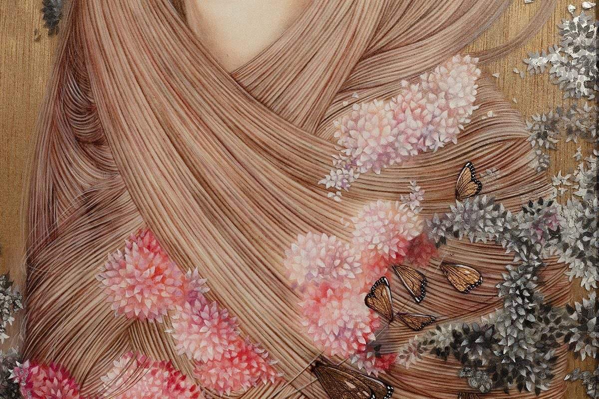 Cocoon - Original - SOLD by artist Kerry Darlington - Wyecliffe Galleries