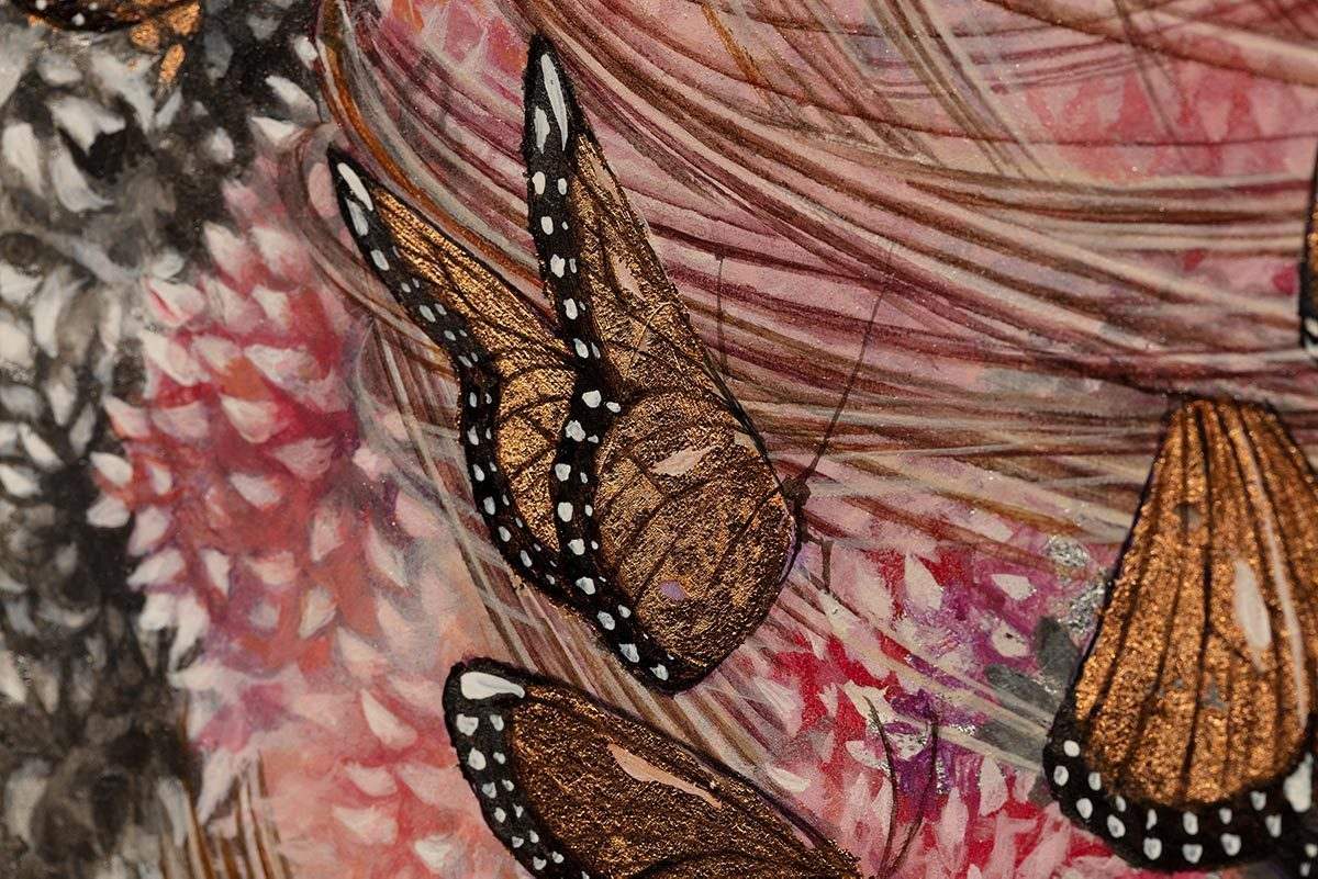 Cocoon - Original - SOLD by artist Kerry Darlington - Wyecliffe Galleries