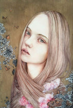 Cocoon - Original - SOLD by artist Kerry Darlington - Wyecliffe Galleries