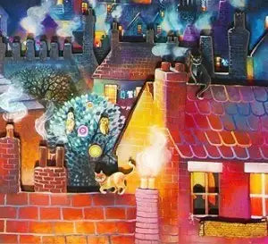 Come Away, Come Away - Peter Pan - SOLD OUT by artist Kerry Darlington - Wyecliffe Galleries