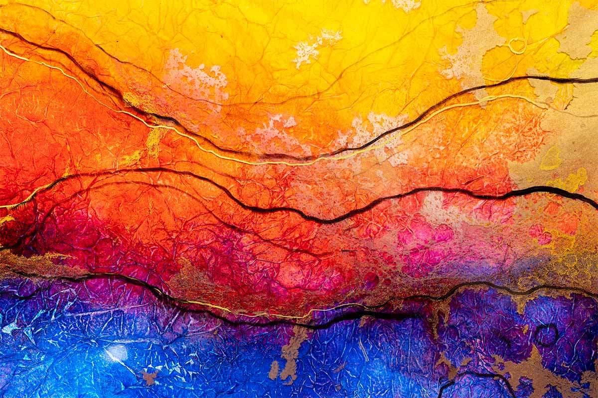 Comet West - Original - SOLD by artist Kerry Darlington - Wyecliffe Galleries