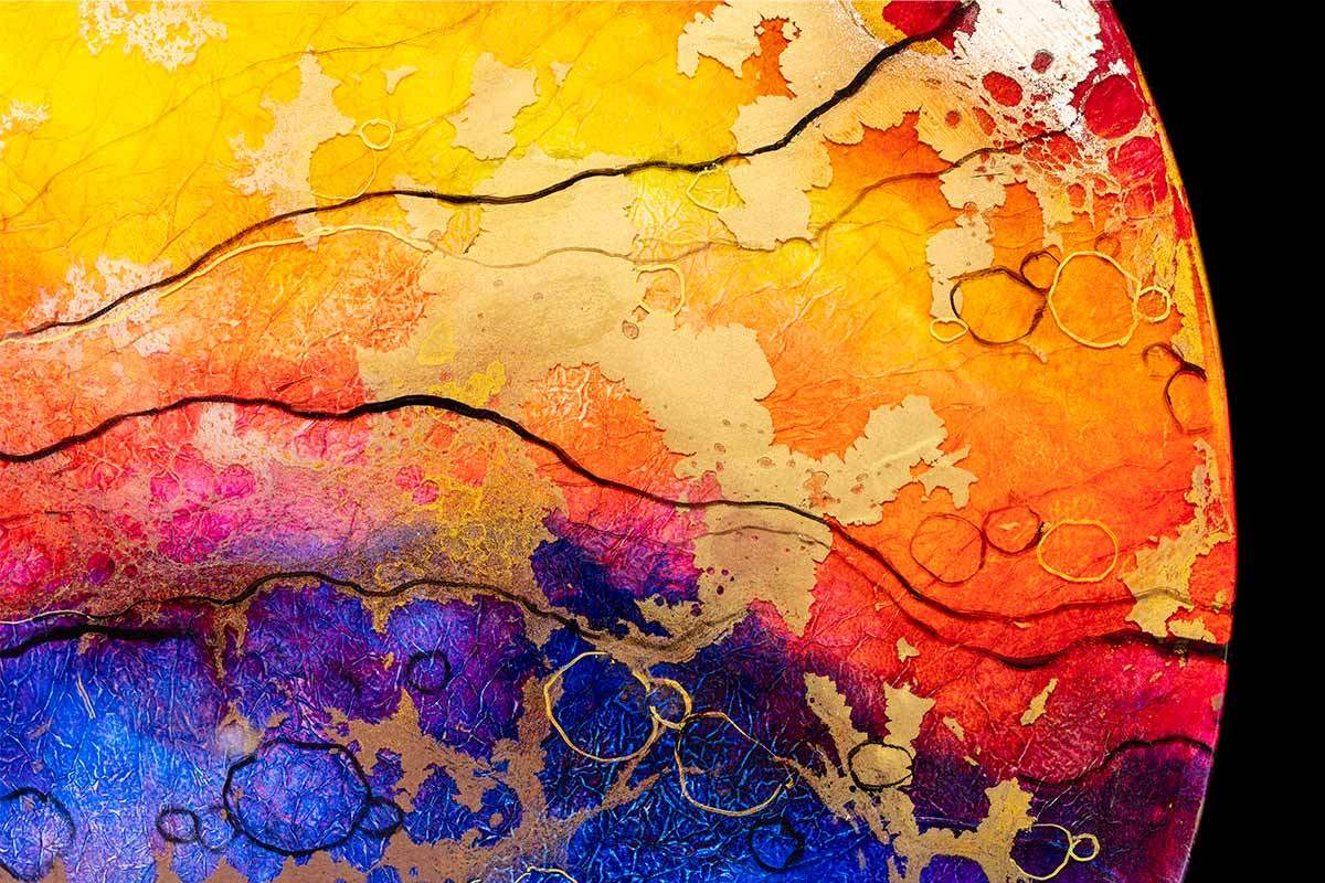 Comet West - Original - SOLD by artist Kerry Darlington - Wyecliffe Galleries