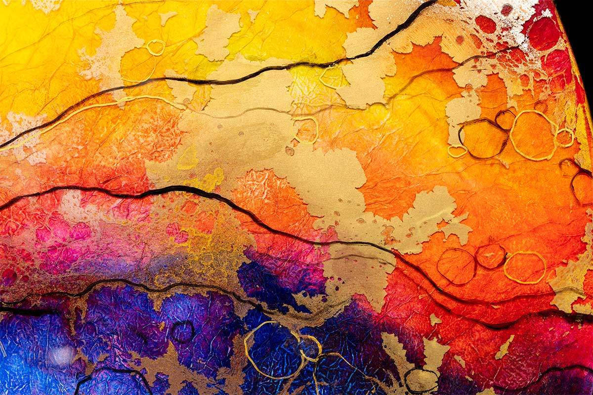 Comet West - Original - SOLD by artist Kerry Darlington - Wyecliffe Galleries