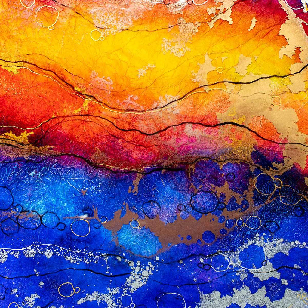 Comet West - Original - SOLD by artist Kerry Darlington - Wyecliffe Galleries