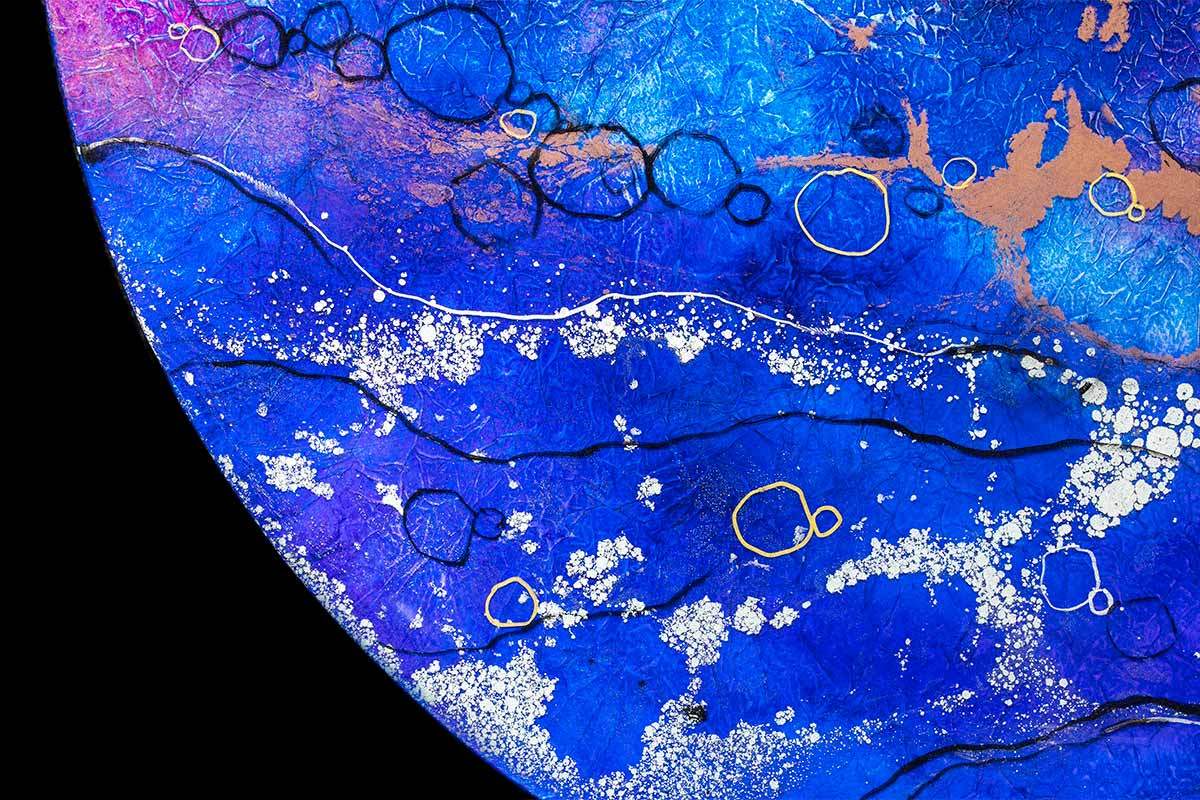 Comet West - Original - SOLD by artist Kerry Darlington - Wyecliffe Galleries