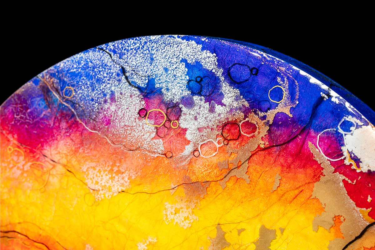 Comet West - Original - SOLD by artist Kerry Darlington - Wyecliffe Galleries