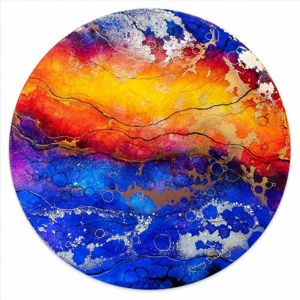 Comet West - Original - SOLD by artist Kerry Darlington - Wyecliffe Galleries